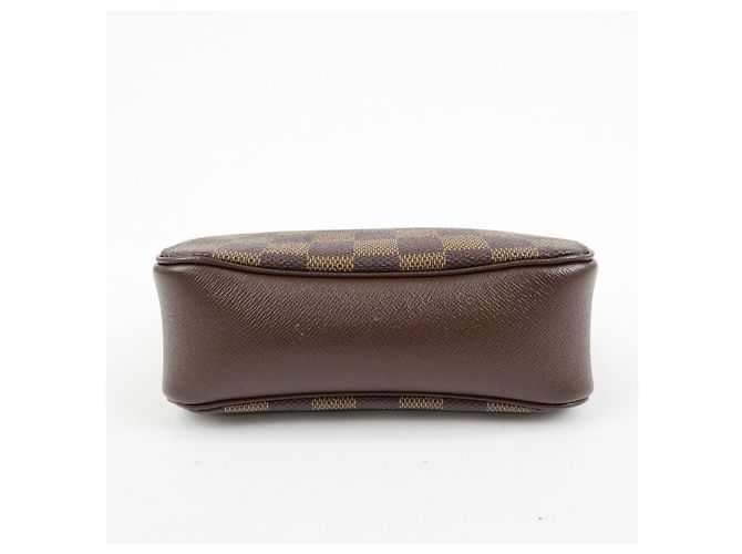 Louis Vuitton Damier Trousse Makeup Accessory Pouch Brown N51982 - vista 5