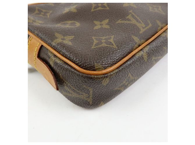 Borsa Louis Vuitton Monogram Pochette Marly Bandouliere Brown M51828 - vista 13
