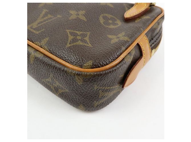 Borsa Louis Vuitton Monogram Pochette Marly Bandouliere Brown M51828 - vista 14