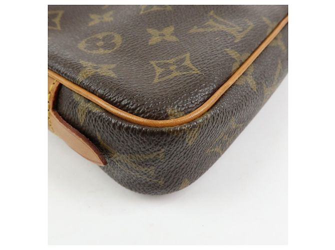 Borsa Louis Vuitton Monogram Pochette Marly Bandouliere Brown M51828 - vista 15