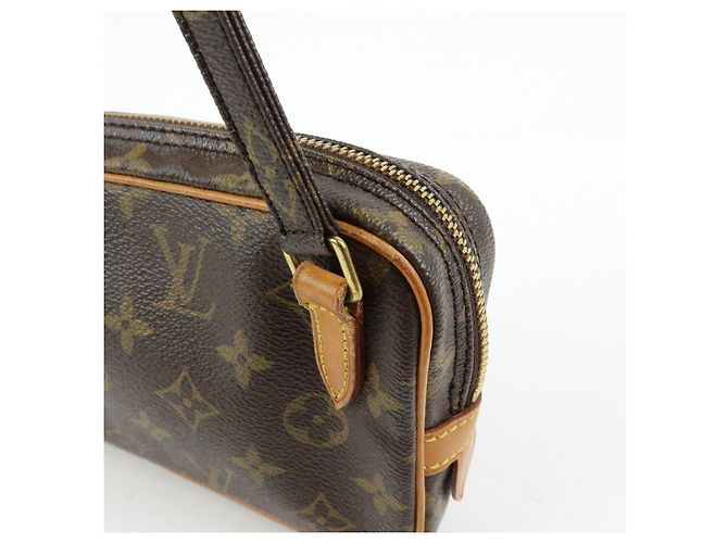 Borsa Louis Vuitton Monogram Pochette Marly Bandouliere Brown M51828 - vista 18