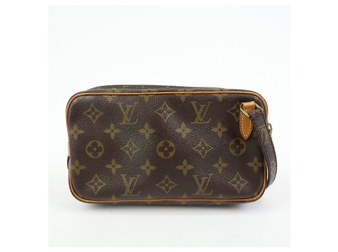 Borsa Louis Vuitton Monogram Pochette Marly Bandouliere Brown M51828 - vista 2