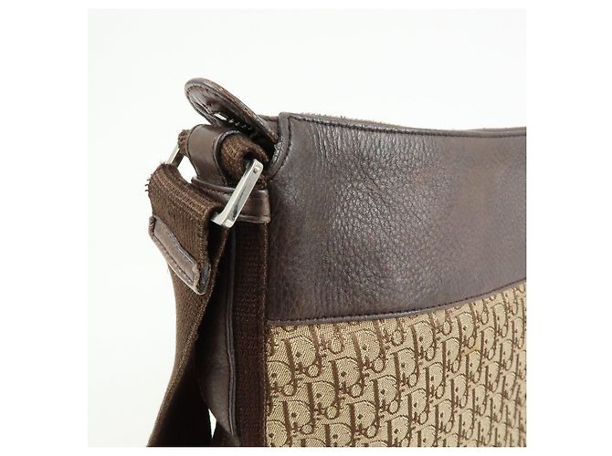 Borsa a tracolla Christian Dior Street Chic Trotter Canvas Leather - vista 15