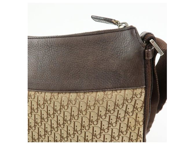 Borsa a tracolla Christian Dior Street Chic Trotter Canvas Leather - vista 16