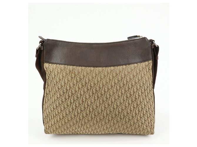 Borsa a tracolla Christian Dior Street Chic Trotter Canvas Leather - vista 2