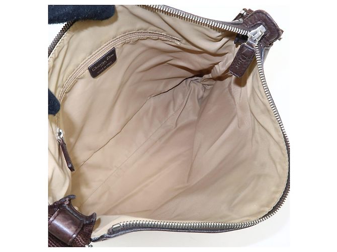 Borsa a tracolla Christian Dior Street Chic Trotter Canvas Leather - vista 20