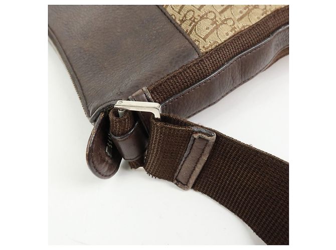 Borsa a tracolla Christian Dior Street Chic Trotter Canvas Leather - vista 9