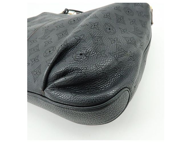 Louis Vuitton Monogram Mahina Selene MM 2Way Hand Bag Noir M93987 - vista 13