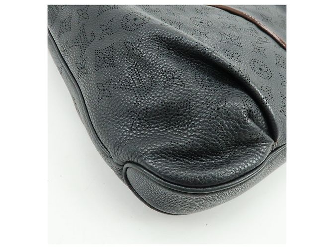 Louis Vuitton Monogram Mahina Selene MM 2Way Hand Bag Noir M93987 - vista 14