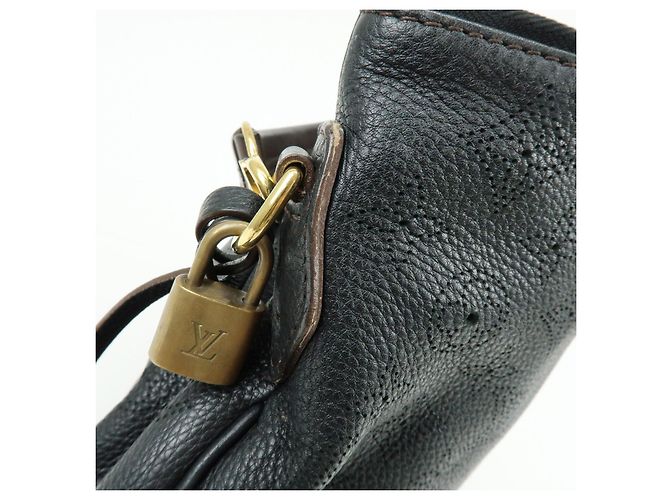 Louis Vuitton Monogram Mahina Selene MM 2Way Hand Bag Noir M93987 - vista 18
