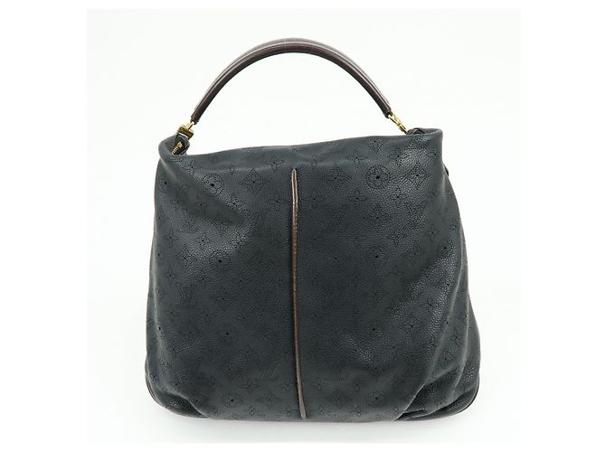 Louis Vuitton Monogram Mahina Selene MM 2Way Hand Bag Noir M93987 - vista 2