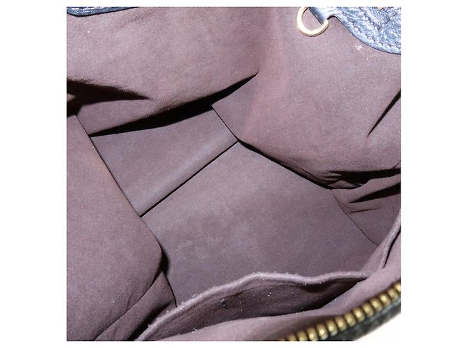 Louis Vuitton Monogram Mahina Selene MM 2Way Hand Bag Noir M93987 - vista 21
