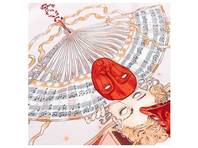 Hermès Foulard Hermes Carre 90 Mon Ami Pierrot - vista 6