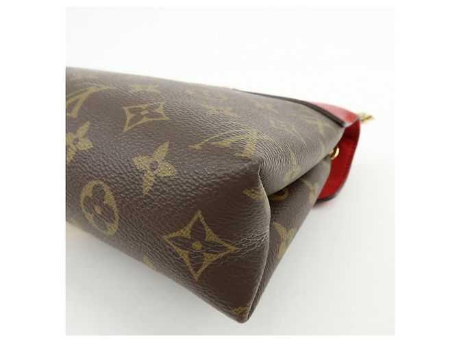 Borsa a mano Louis Vuitton Monogram Pallas Chain Brown Red M41201 - vista 10