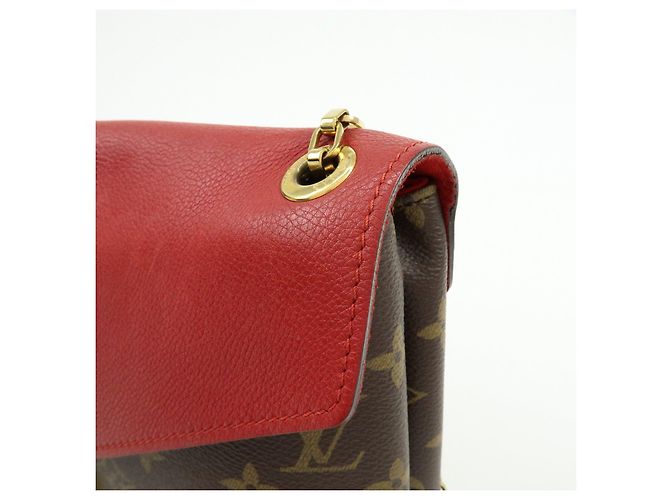 Borsa a mano Louis Vuitton Monogram Pallas Chain Brown Red M41201 - vista 12