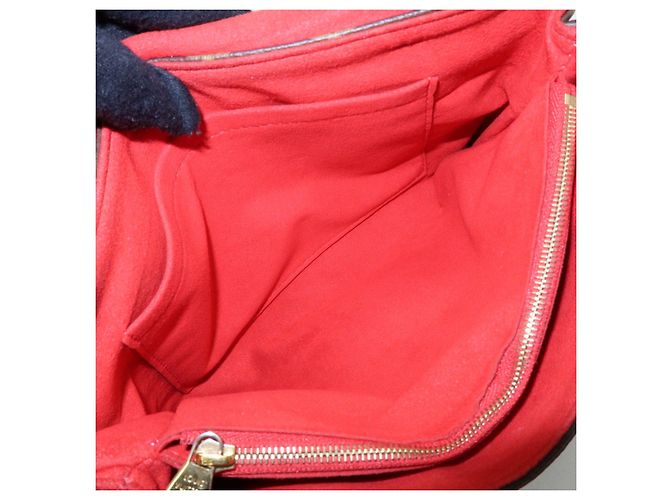Borsa a mano Louis Vuitton Monogram Pallas Chain Brown Red M41201 - vista 20