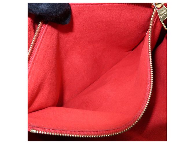 Borsa a mano Louis Vuitton Monogram Pallas Chain Brown Red M41201 - vista 22