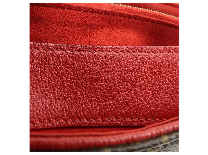 Borsa a mano Louis Vuitton Monogram Pallas Chain Brown Red M41201 - vista 23