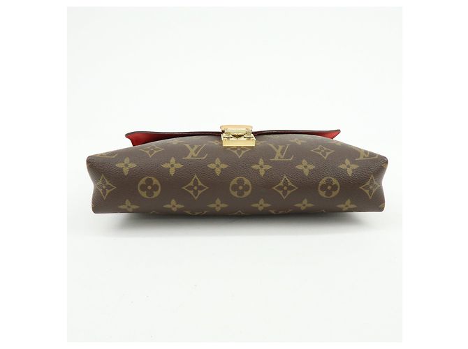 Borsa a mano Louis Vuitton Monogram Pallas Chain Brown Red M41201 - vista 5