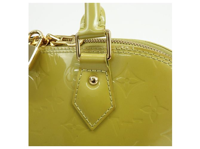 Louis Vuitton Monogram Vernis Alma PM Hand Bag Vert Impression M91615 - vista 11