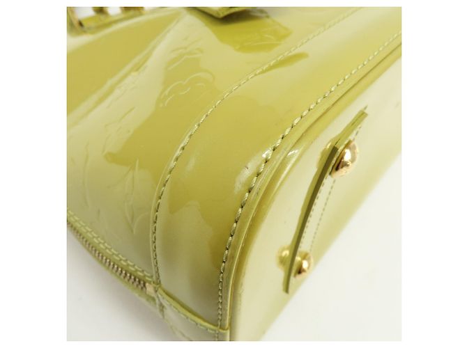 Louis Vuitton Monogram Vernis Alma PM Hand Bag Vert Impression M91615 - vista 12