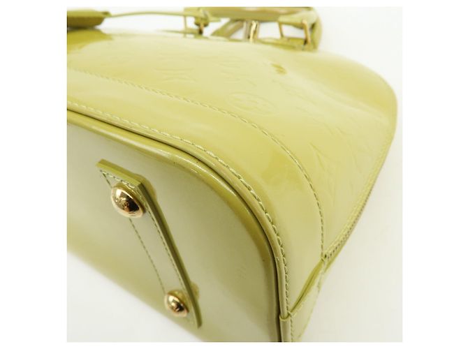 Louis Vuitton Monogram Vernis Alma PM Hand Bag Vert Impression M91615 - vista 13