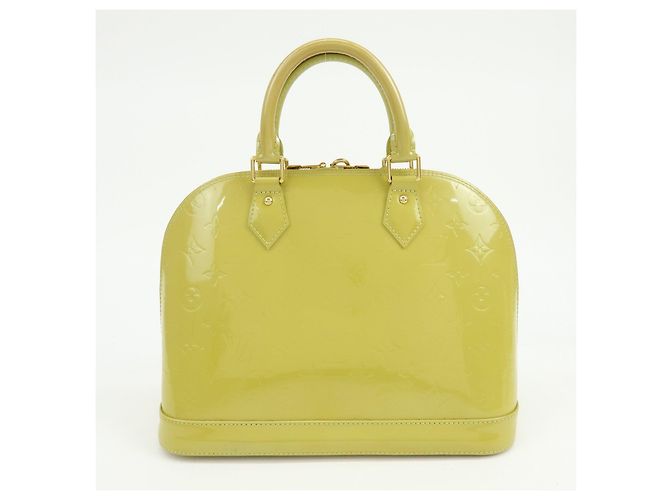 Louis Vuitton Monogram Vernis Alma PM Hand Bag Vert Impression M91615 - vista 2
