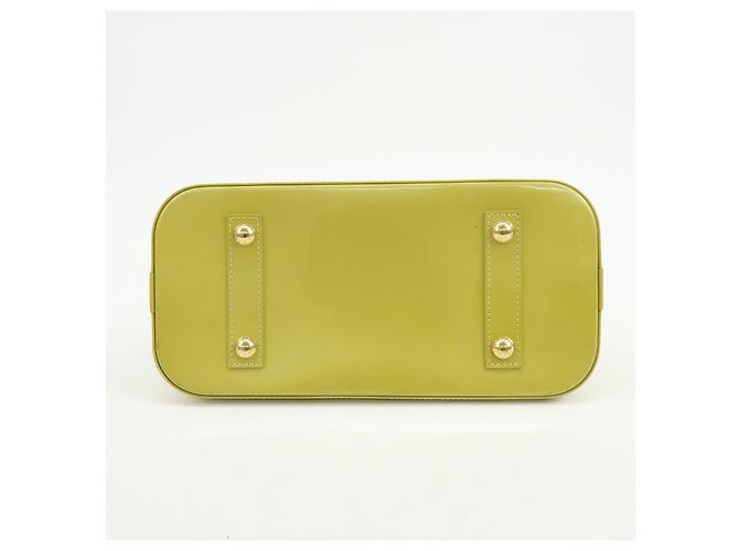 Louis Vuitton Monogram Vernis Alma PM Hand Bag Vert Impression M91615 - vista 5