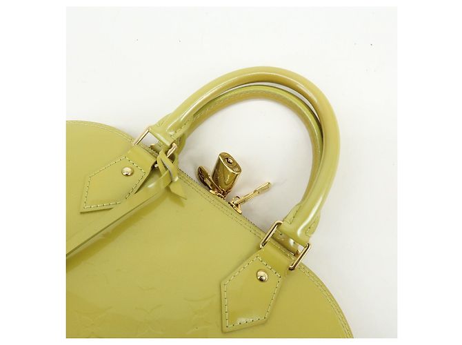 Louis Vuitton Monogram Vernis Alma PM Hand Bag Vert Impression M91615 - vista 6
