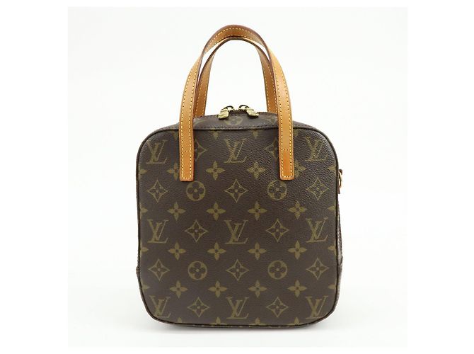 Louis Vuitton Monogram Spontini 2Way Shoulder Bag Hand Bag Brown M47500 - vista 2
