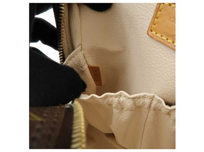 Louis Vuitton Monogram Spontini 2Way Shoulder Bag Hand Bag Brown M47500 - vista 22