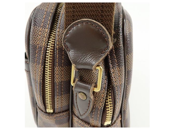 Louis Vuitton Damier Ebene Reporter PM SPO Borsa a Tracolla Marrone M45253 - vista 11