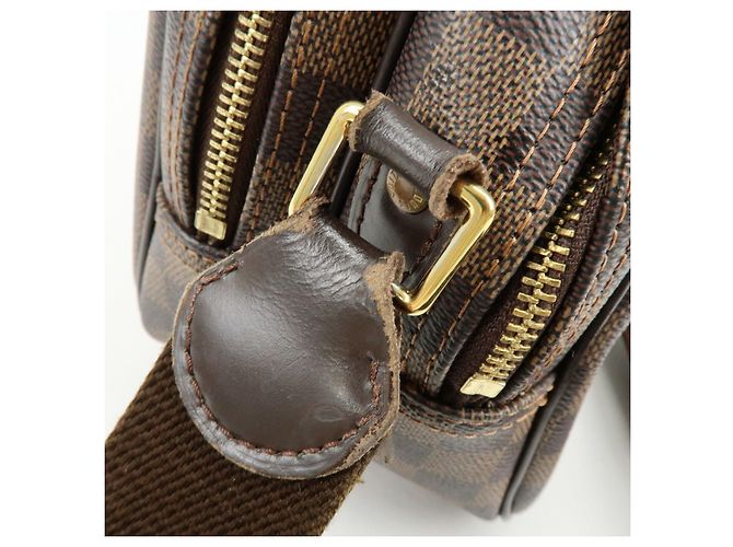 Louis Vuitton Damier Ebene Reporter PM SPO Borsa a Tracolla Marrone M45253 - vista 12