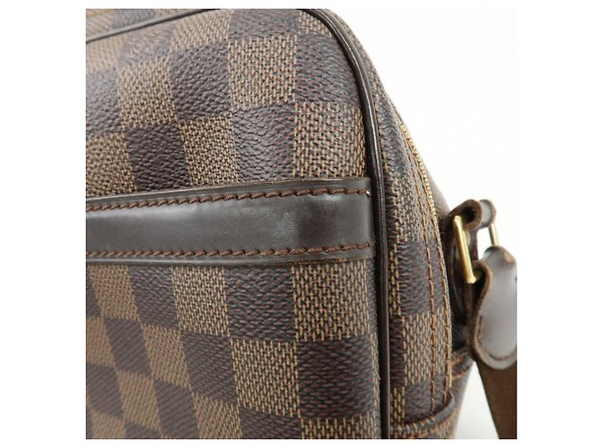 Louis Vuitton Damier Ebene Reporter PM SPO Borsa a Tracolla Marrone M45253 - vista 17