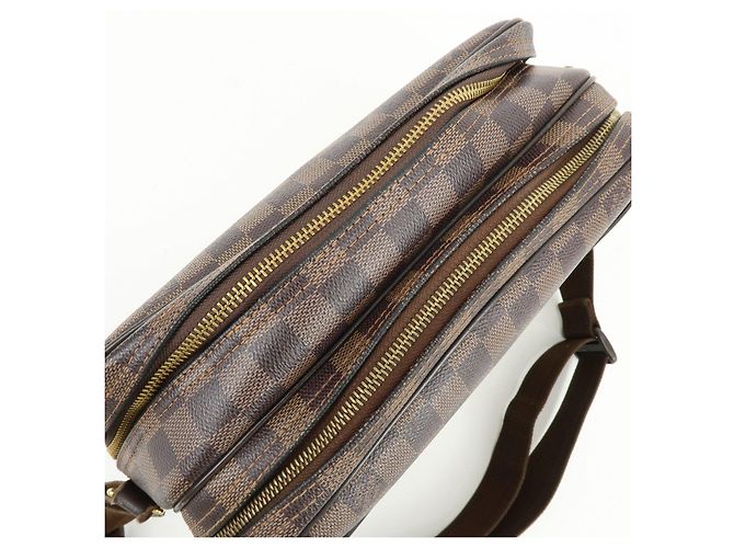 Louis Vuitton Damier Ebene Reporter PM SPO Borsa a Tracolla Marrone M45253 - vista 19