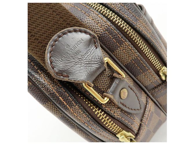 Louis Vuitton Damier Ebene Reporter PM SPO Borsa a Tracolla Marrone M45253 - vista 9