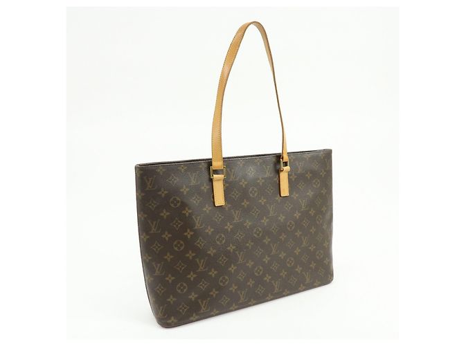 Louis Vuitton Monogram Luco Tote Bag Shoulder Bag Brown M51155 - vista 4