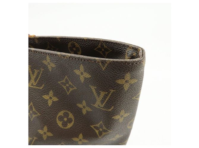 Louis Vuitton Monogram Sac Shopping Canvas Shoulder Bag Brown M51108 - vista 16