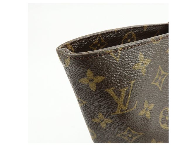 Louis Vuitton Monogram Sac Shopping Canvas Shoulder Bag Brown M51108 - vista 17