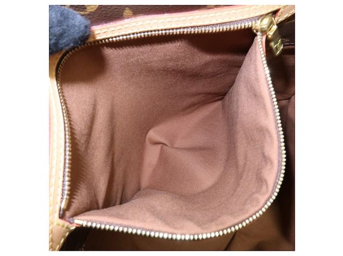 Louis Vuitton Monogram Sac Shopping Canvas Shoulder Bag Brown M51108 - vista 21