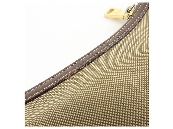 Borsa a tracolla e a spalla in pelle Jacquard con logo PRADA Marrone - vista 15