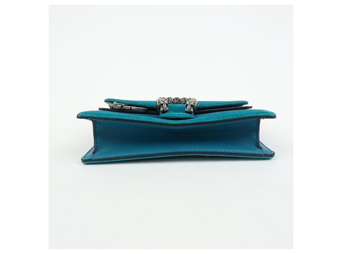 GUCCI Borsa Super Mini Dionysus in velluto con catena Verde 476432 - vista 5