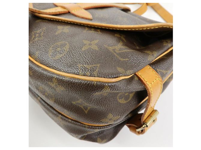 Louis Vuitton Monogram Saumur 30 Canvas Shoulder Bag Brown M42256 - vista 12
