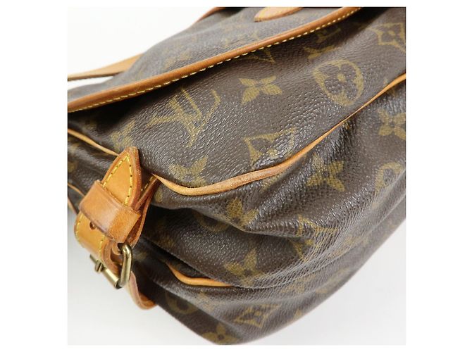 Louis Vuitton Monogram Saumur 30 Canvas Shoulder Bag Brown M42256 - vista 13