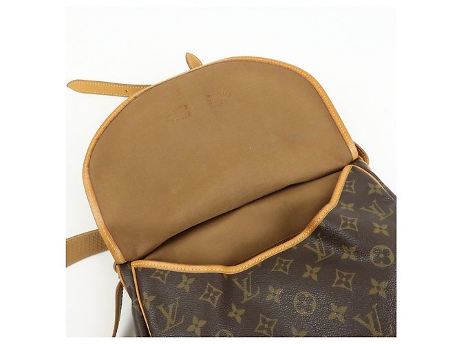 Louis Vuitton Monogram Saumur 30 Canvas Shoulder Bag Brown M42256 - vista 20