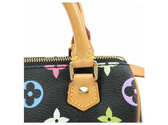 Louis Vuitton Monogram Multicolor Mini Speedy Mini Bag Noir M92644 - vista 10
