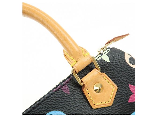 Louis Vuitton Monogram Multicolor Mini Speedy Mini Bag Noir M92644 - vista 11