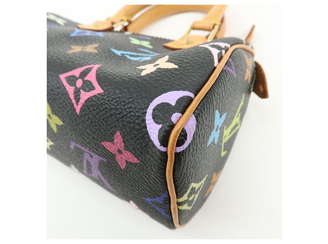 Louis Vuitton Monogram Multicolor Mini Speedy Mini Bag Noir M92644 - vista 13