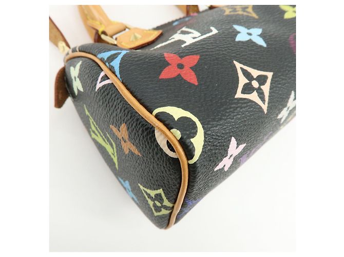 Louis Vuitton Monogram Multicolor Mini Speedy Mini Bag Noir M92644 - vista 14