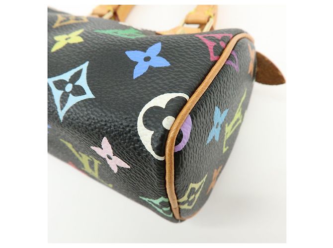 Louis Vuitton Monogram Multicolor Mini Speedy Mini Bag Noir M92644 - vista 15